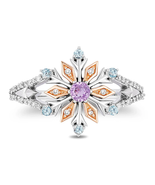 Enchanted Disney Elsa Snowflake Rings,Anniversary Ring,Engagement &amp; Wedd... - £95.21 GBP