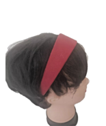 Wide Maroon Suede Kylie Bandeau Unisex Hair Band W5inchesx5.5 UK - £5.23 GBP