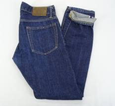 Polo Ralph Lauren Red Line Selvedge Sullivan Slim Denim Jeans 28x30 Dark... - $37.95