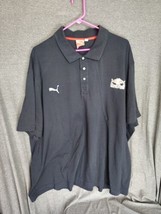 Puma Shirt Mens 5xl Red Bull Polo Black Racing Logo Embroidery - £7.34 GBP