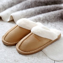  Fashion Women ry  Slides Indoor Home Slippers Women Winter Warm Shoes Men Slipp - £23.48 GBP