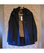 Abercrombie and Fitch Full Zip Jacket wit Hood Size Small Navy Blue NWT - $79.20