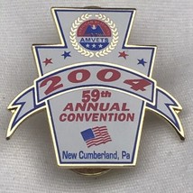 AMVETS Pennsylvania 2004 Pin Gold Tone Enamel USA Veterans 59th Annual Conv - £7.95 GBP