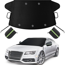 Car Windshield Cover for Ice and Snow, Frost Guard Windshield Snow Cover... - £14.92 GBP