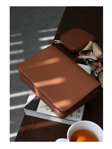  2022 genuine leather crossbody purses cowhide soft shoudler style three tier structure thumb200