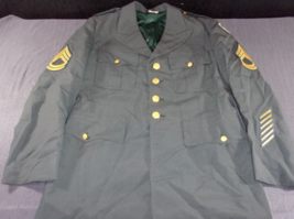 Usgi Military Serge AG-344 Class 3 Dress Green Army Uniform Jacket Coat 39L - £44.78 GBP