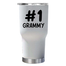 #1 Grammy Tumbler 12oz With Lid Mother&#39;s Day Christmas Tumblers Gifts For Mom - £23.44 GBP