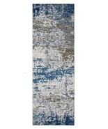 MODERN ABSTRACT 2&#39;X6&#39; WASHABLE RUNNER - $290.59 MXN