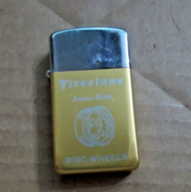 Vintage Park Lighter Firestone accu-ride Disc Wheels White Wick - €12,15 EUR