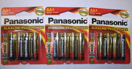 Panasonic Alkaline Plus Battery, AA, 12pcs 3/PK - £13.37 GBP
