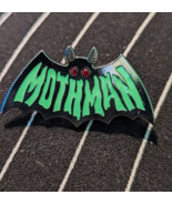 Mothman Enamel Pin ✩ Cryptid Folklore Lapel Button ♡ Red Gem Eyes! Gothic! - $9.90