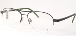 Look 10628 6016 Matt Green /Bronze Unique Rare Eyeglasses 56-16-150mm Italy - $133.96