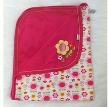 Lamaze Baby Blanket Pink Yellow Flowers Girl Security Cotton B16 - £14.93 GBP