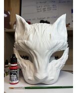 Cat Mask – White 3D Printed Cosplay Costume with Elastic Straps - $1,728.01 MXN