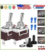 Premium Waterproof Brass Toggle Switch 12V DC 30A with Spade Terminals -... - $280.49 MXN