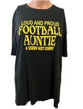 Woman’s Small Football Auntie Short Sleeve T-shirt - $113.07 MXN