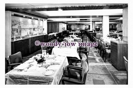 pu0871 - Canadian Pacific Liner - Empress of Britain - print of Dining Room - £2.20 GBP