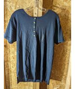abercrombie fitch medium size shortsleeve cotton shirt - $14.85