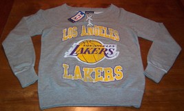 Vintage Style Woman&#39;s Los Angeles Lakers Nba Sweatshirt Small New w/ Tag - £39.56 GBP