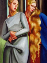 36x48 inches Rep. Tamara De Lempicka Oil Painting Canvas Art Wall Decor moder10D - $300.00