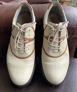 ECCO Women’s GORE-TEX Beige Leather Oxford Spike GOLF Shoe Size EU 39 / ... - £128.95 GBP