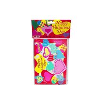 Kole Imports Happy Valentine&#39;s Day Invitations &amp; Envelopes, Multicolored - £4.36 GBP