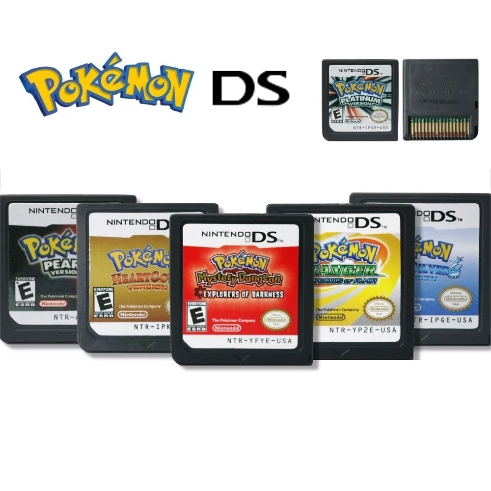 Pokemon Combined Card 3DS NDS Combined Card DS Gold Heart and Silver Soul Game - £18.44 GBP+