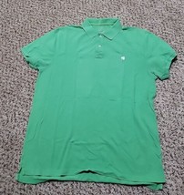 Crew Slim Fit Light Green Polo Style Shirt Men&#39;s Size XL - £5.47 GBP