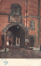 Postcard Raphael Tuck &amp; Son Gateway Lincoln&#39;s Inn In Dickens Land Art 11... - £5.59 GBP