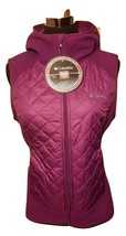 Columbia Warmer Days Hooded Thermal Coil Warm Tech Vest - Purple - Small S - £39.28 GBP