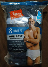 Hanes Best Men&#39;s 8 Pack Briefs Size Small 28-30 NEW Tagless Blues No Ride Up - $17.77