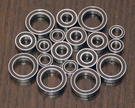 (18pcs) Hpi RS4 Sport / RS4 Pro Rubber Sealed Ball Bearing Set - $13.99