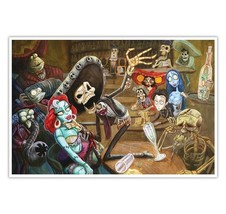 Nightmare in the Cantina Joey Rotten Lowbrow Art Print Lithograph Frame/Unframed - £15.98 GBP+