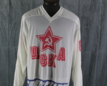 Vintage Soviet Hockey Jersey - CSKA Moscow Larionov #8 - Men&#39;s Extra-Large - £99.91 GBP