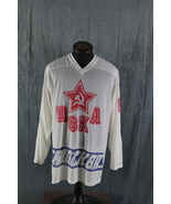 Vintage Soviet Hockey Jersey - CSKA Moscow Larionov #8 - Men&#39;s Extra-Large - £98.86 GBP