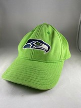 Green Seattle Seahawks Cotton Adjustable Logo Baseball Hat Cap Official ... - $14.25