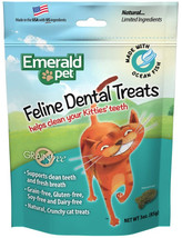 Emerald Pet Feline Dental Treats Ocean Fish Flavor 18 oz (6 x 3 oz) Emerald Pet  - £33.84 GBP