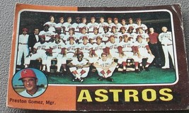 Astros Team Card 1975  Topps Card, VG COND - £0.78 GBP