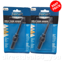 Century Drill &amp; Tool 05303 A series Hole Saw Arbor 7/16&quot; Hex Shank Pack ... - £16.61 GBP