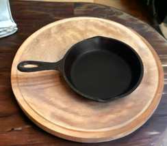 Vintage Lodge 3SK Cast iron Skillet 6.5&quot; Frying Pan Made in USA - $21.39