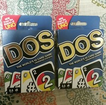 Lot of Two UNO DOS Card Game Kids Adults Toys Play Home Indoor Outdoor C... - £7.50 GBP