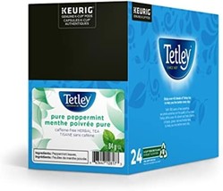Tetley Pure Peppermint Tea 24 to 144 Count K cups Pick Any Size FREE SHIPPING - £25.83 GBP+