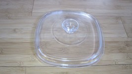 Pyrex A9C lid 9&quot; square glass Replacement for casserole dish CorningWare... - $25.74