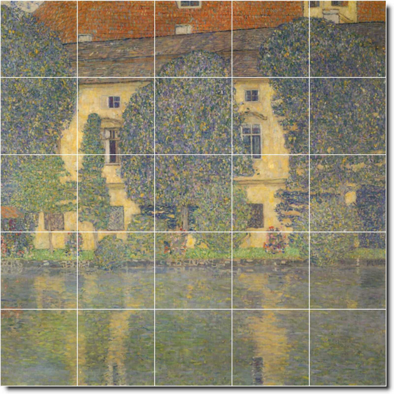 Klimt gustave schloss kammer on the attersee iii 5x5