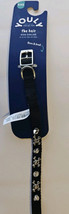 YOULY The Heir Embellished Black Small Dog Collar, XX-Small - $12.86