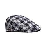 Korean Style Plaid Beret - £14.94 GBP