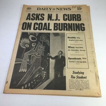NY Daily News:4/25/77 Asks NJ Curb On Coal Burning;Studying Student Pres... - £15.02 GBP