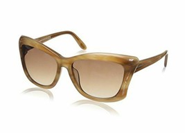 NEW Genuine Tom Ford TF9280-47F Women&#39;s Striped Honey LANA Big Cateye Sunglasses - £93.71 GBP