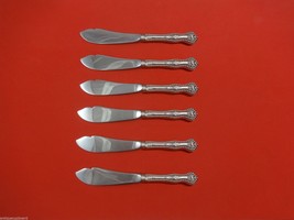 Charles II by Dominick and Haff Sterling Silver Trout Knife Set 6pc Custom - $1,315.71