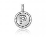 &quot;p&quot; Women&#39;s Necklace .925 Silver 211582 - $48.00